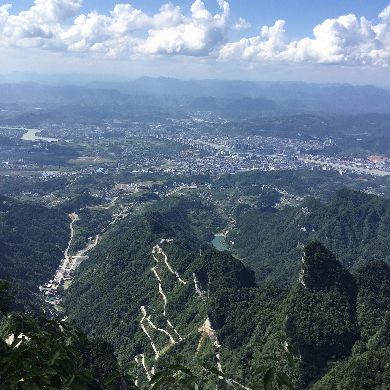 Mountain scenery in Zhangjiajie